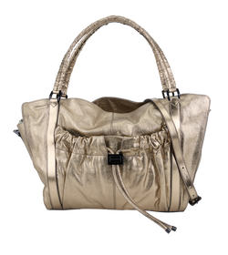 Farrar Large Shoulder Bag, Leather, Metallic, ITEFFSRL814FIR, S/DB, 3*